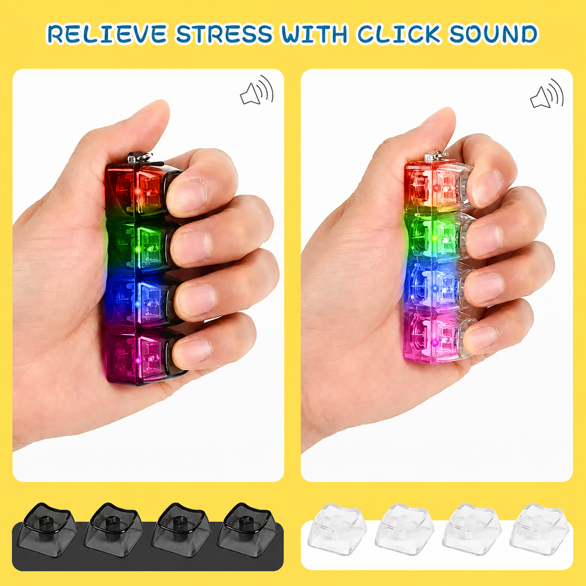 Keyboard Keychain 4×1